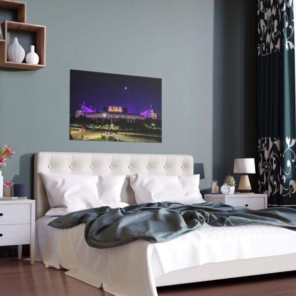 LSU Tigers Tiger Stadium Indoor and Outdoor Silk Posters
