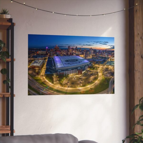 Detroit Lions Ford Field Fine Art Posters - Image 3