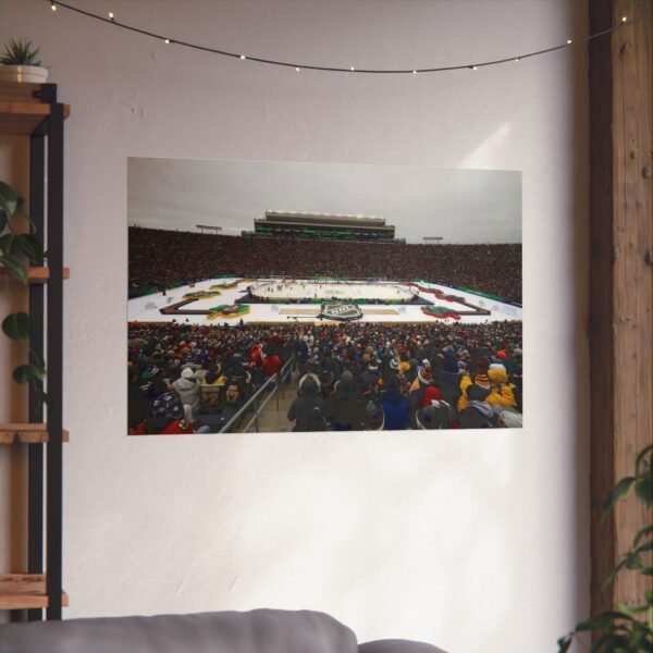 2019 Winter Classic Notre Dame Stadium - Boston Bruins vs Chicago Blackhawks Fine Art Posters - Image 3