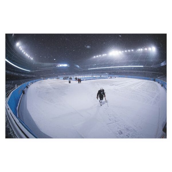 2014 Stadium Series Soldier Field - Pittsburgh Penguins vs Chicago Blackhawks Indoor and Outdoor Silk Posters - Image 2