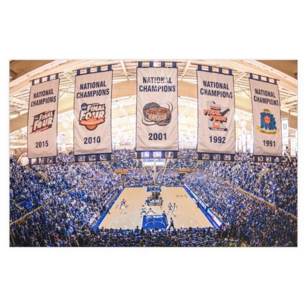 Duke Blue Devils Cameron Indoor Stadium Indoor and Outdoor Silk Posters - Image 2