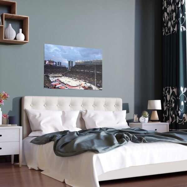 2025 Stadium Series Ohio Stadium - Detroit Red Wings vs Columbus Blue Jackets Indoor and Outdoor Silk Posters