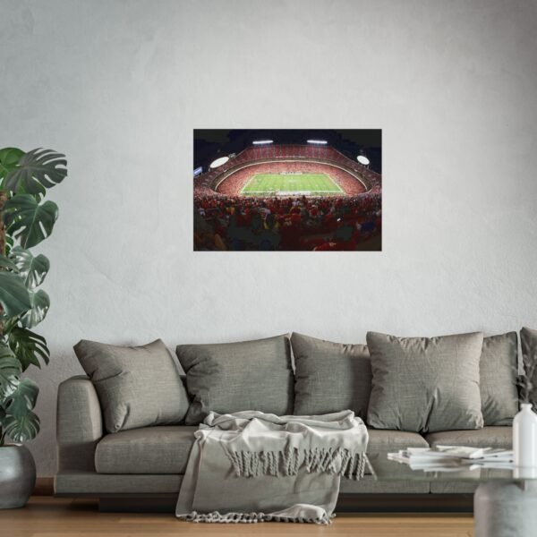 Kansas City Chiefs Arrowhead Stadium Fine Art Posters - Image 2