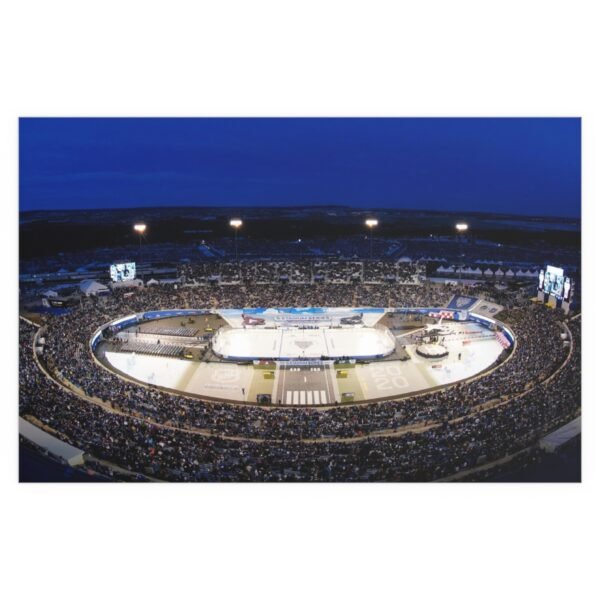 2020 Stadium Series Falcon Stadium - Los Angeles Kings vs Colorado Avalanche Indoor and Outdoor Silk Posters - Image 2