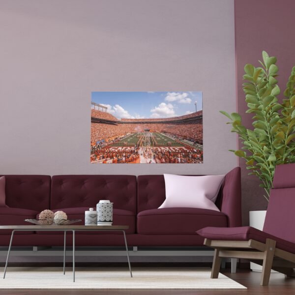 Texas Longhorns Darrel K Royal Texas Memorial Stadium Indoor and Outdoor Silk Posters - Image 3