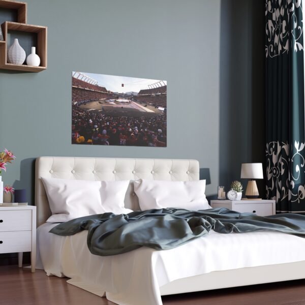 2023 Heritage Classic Commonwealth Stadium - Calgary Flames vs Edmonton Oilers Indoor and Outdoor Silk Posters