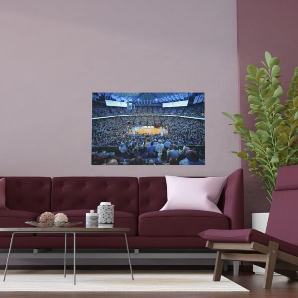 North Carolina Tar Heels Dean Smith Center Indoor and Outdoor Silk Posters - Image 3