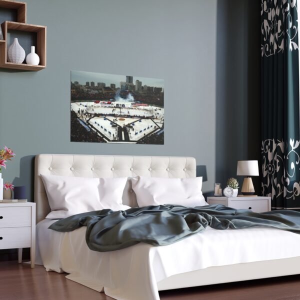 2009 Winter Classic Wrigley Field - Detroit Red Wings vs  Chicago Blackhawks Indoor and Outdoor Silk Posters