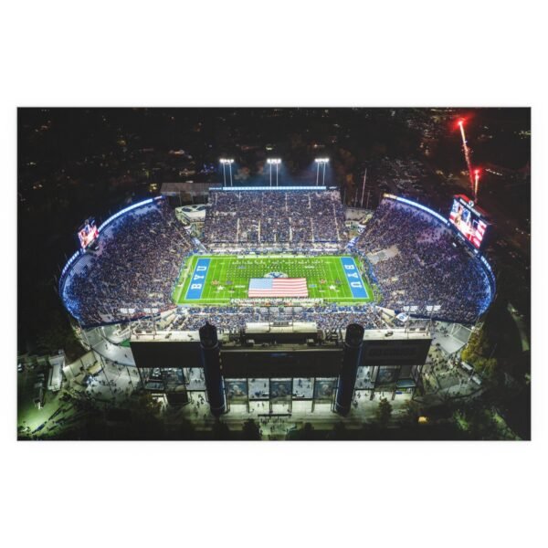 BYU Cougars LaVell Edwards Stadium Indoor and Outdoor Silk Posters - Image 2