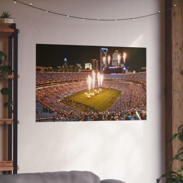 Carolina Panthers Bank of America Stadium Fine Art Posters - Image 3