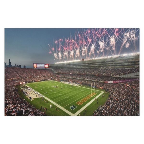 Chicago Bears Soldier Field Indoor and Outdoor Silk Posters - Image 2