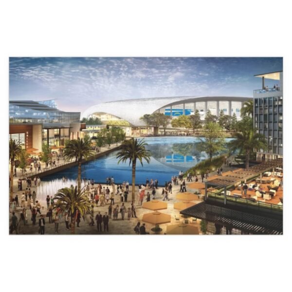 Los Angeles Chargers SoFi Stadium Indoor and Outdoor Silk Posters - Image 2