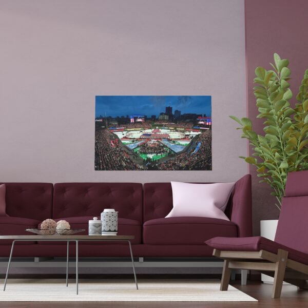 2024 Winter Classic Wrigley Field - St. Louis Blues vs Chicago Blackhawks Indoor and Outdoor Silk Posters - Image 3