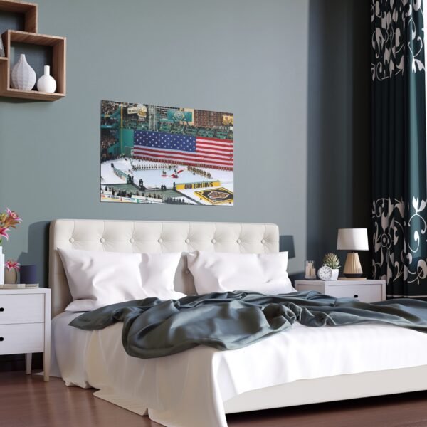 2023 Winter Classic Fenway Park - Pittsburgh Penguins vs Boston Bruins Indoor and Outdoor Silk Posters