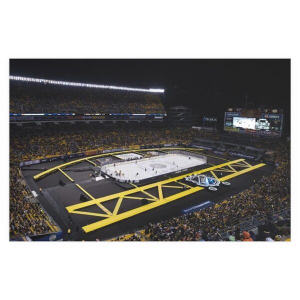 2017 Stadium Series Heinz Field - Philadelphia Flyers vs Pittsburgh Penguins Indoor and Outdoor Silk Posters - Image 2