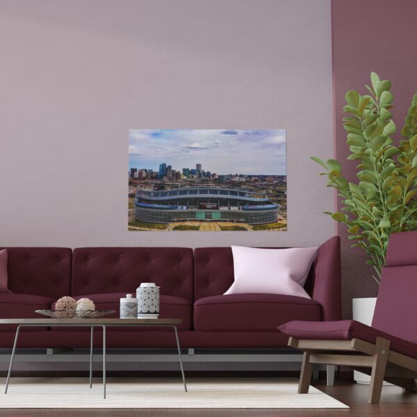 Denver Broncos Empower Field at Mile High Indoor and Outdoor Silk Posters - Image 3