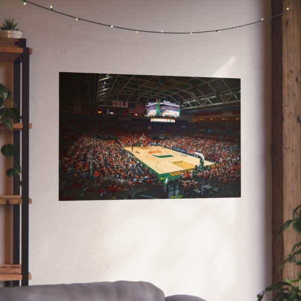 Miami Hurricanes Watsco Center Fine Art Posters - Image 3