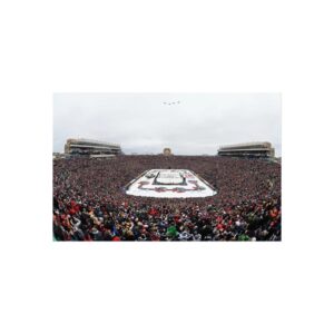 2019 Winter Classic Notre Dame Stadium - Boston Bruins vs Chicago Blackhawks Fine Art Posters