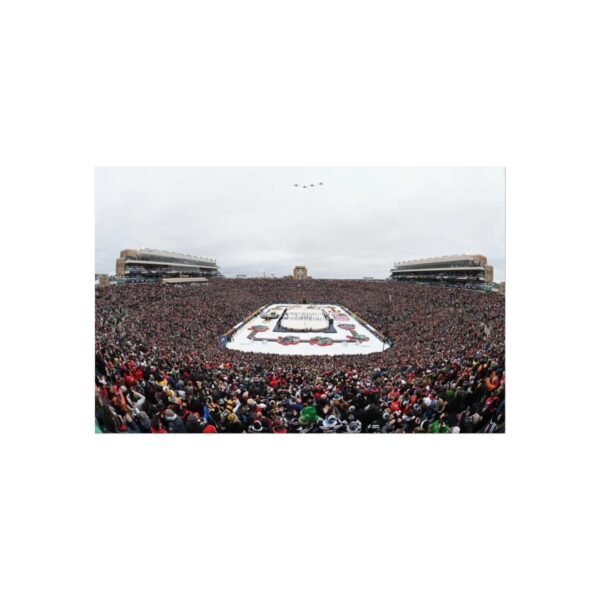 2019 Winter Classic Notre Dame Stadium - Boston Bruins vs Chicago Blackhawks Fine Art Posters