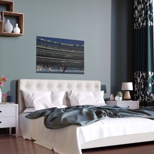 2024 Stadium Series MetLife Stadium - Philadelphia Flyers vs  New Jersey Devils Indoor and Outdoor Silk Posters
