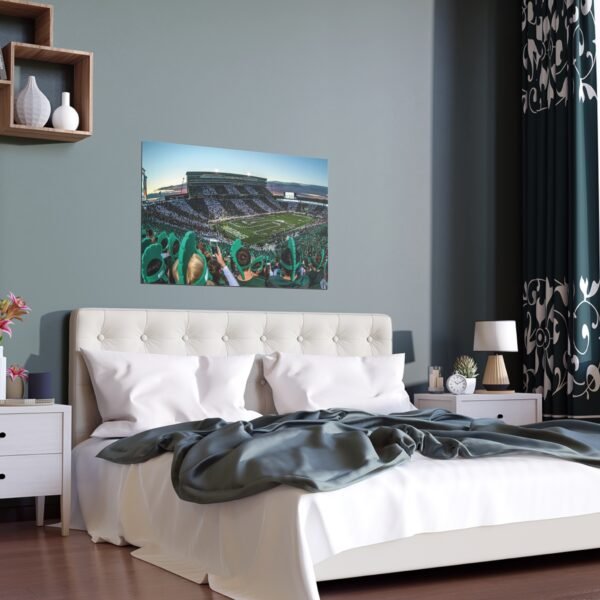 Michigan State Spartans Spartan Stadium Indoor and Outdoor Silk Posters