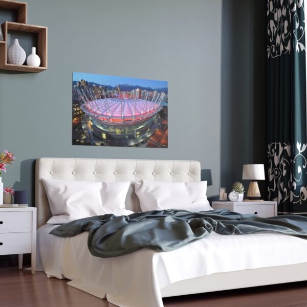 2014 Heritage Classic BC Place - Ottawa Senators vs Vancouver Canucks Indoor and Outdoor Silk Posters