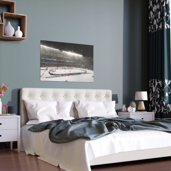 2014 Stadium Series Soldier Field - Pittsburgh Penguins vs Chicago Blackhawks Indoor and Outdoor Silk Posters