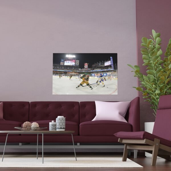 2022 Winter Classic Target Field - St. Louis Blues vs Minnesota Wild Indoor and Outdoor Silk Posters - Image 3