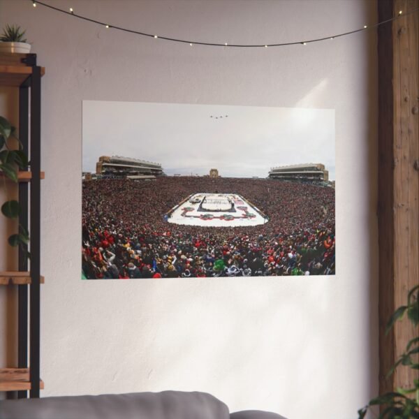 2019 Winter Classic Notre Dame Stadium - Boston Bruins vs Chicago Blackhawks Fine Art Posters - Image 3