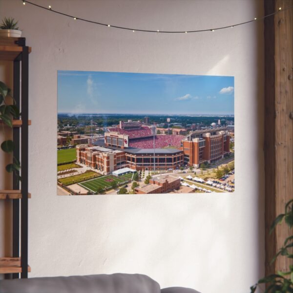Oklahoma Sooners Gaylord Family Oklahoma Memorial Stadium Fine Art Posters - Image 3