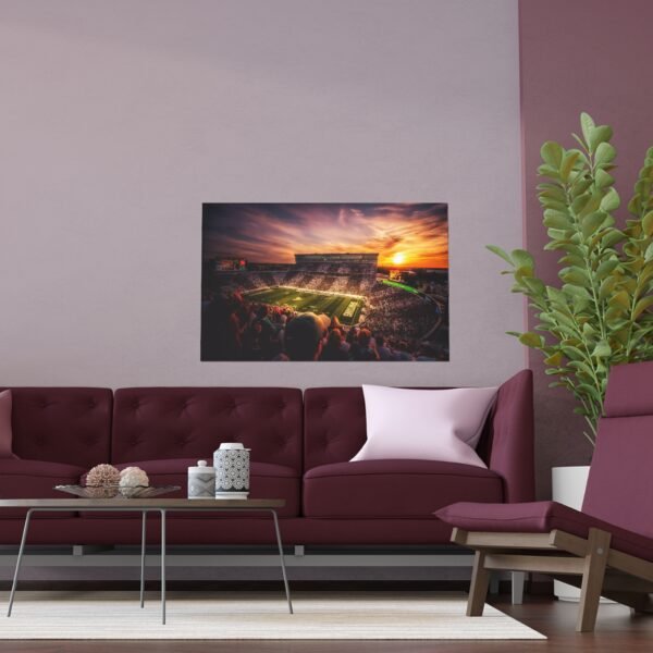 Michigan State Spartans Spartan Stadium Indoor and Outdoor Silk Posters - Image 3