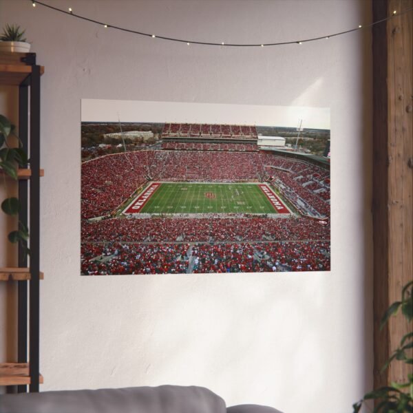 Oklahoma Sooners Gaylord Family Oklahoma Memorial Stadium Fine Art Posters - Image 3