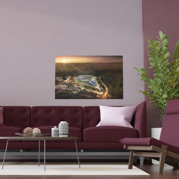 Los Angeles Rams SoFi Stadium Indoor and Outdoor Silk Posters - Image 3
