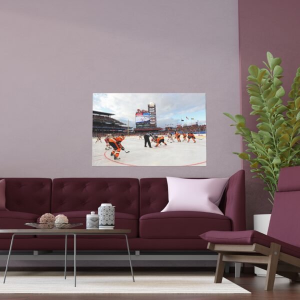 2012 Winter Classic Citizens Bank Park - New York Rangers vs Philadelphia Flyers Indoor and Outdoor Silk Posters - Image 3
