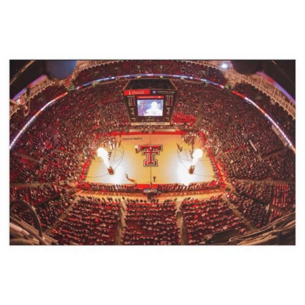 Texas Tech Red Raiders United Supermarkets Arena Indoor and Outdoor Silk Posters - Image 2