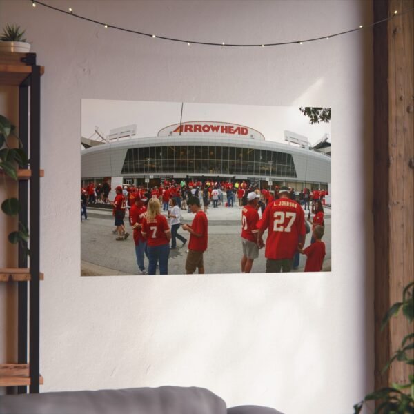 Kansas City Chiefs Arrowhead Stadium Fine Art Posters - Image 3