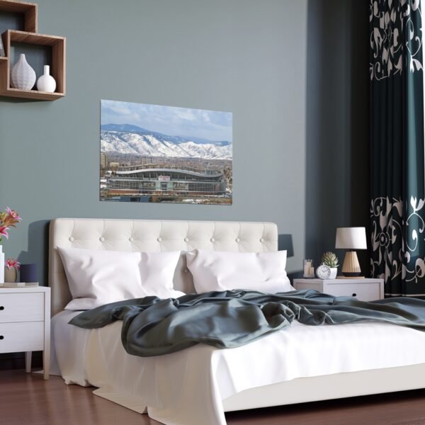 Denver Broncos Empower Field at Mile High Indoor and Outdoor Silk Posters