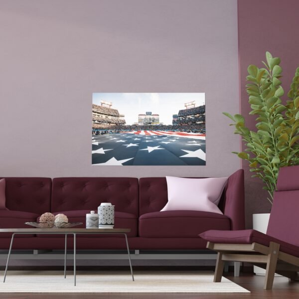 Tennessee Titans Nissan Stadium Indoor and Outdoor Silk Posters - Image 3