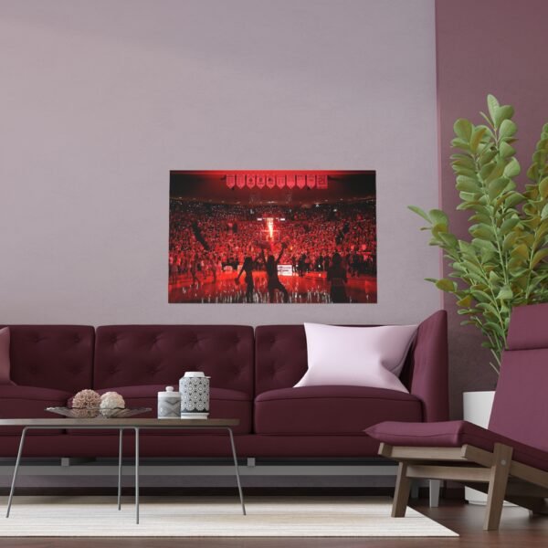 Oklahoma Sooners Lloyd Noble Center Indoor and Outdoor Silk Posters - Image 3