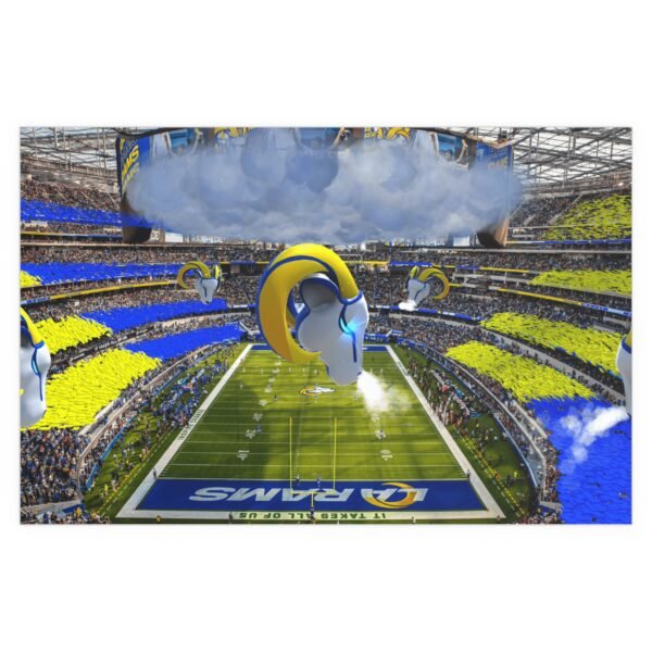 Los Angeles Rams SoFi Stadium Indoor and Outdoor Silk Posters - Image 2