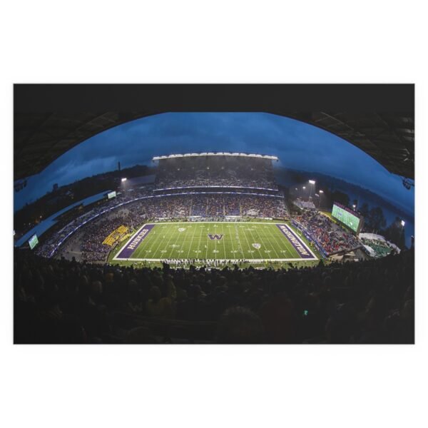 Washington Huskies Husky Stadium Indoor and Outdoor Silk Posters - Image 2
