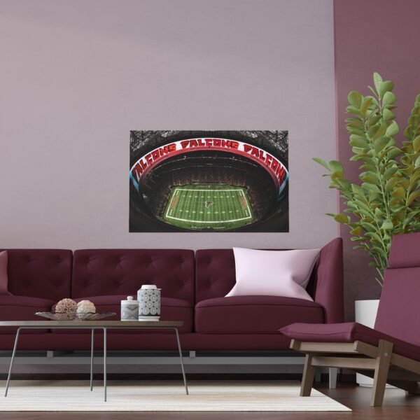 Atlanta Falcons Mercedes-Benz Stadium Indoor and Outdoor Silk Posters - Image 3