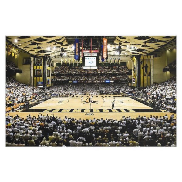 Vanderbilt Commodores Historic Memorial Gymnasium Indoor and Outdoor Silk Posters - Image 2