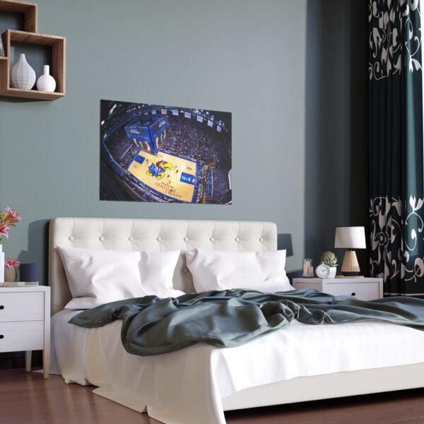 Kansas Jayhawks Allen Fieldhouse Indoor and Outdoor Silk Posters