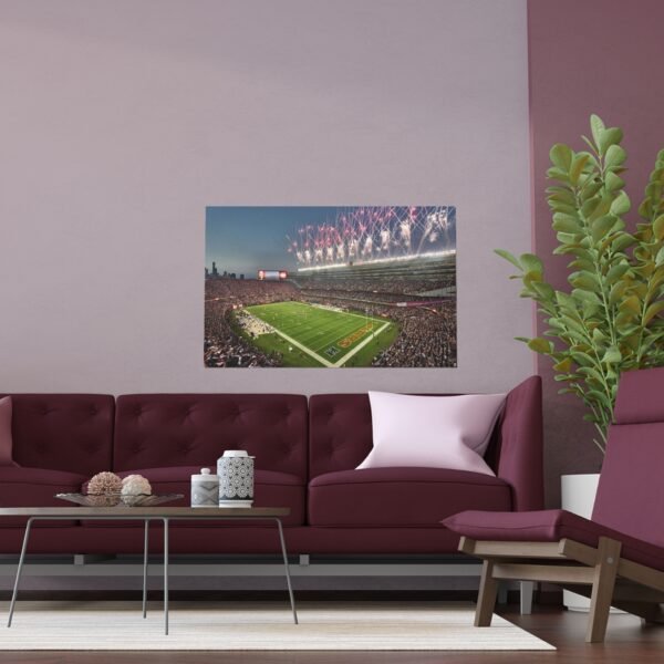 Chicago Bears Soldier Field Indoor and Outdoor Silk Posters - Image 3