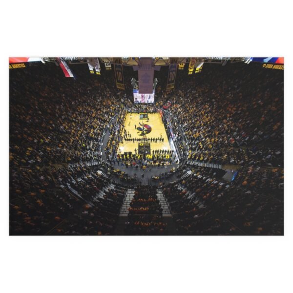 Iowa Hawkeyes Carver-Hawkeye Arena Indoor and Outdoor Silk Posters - Image 2