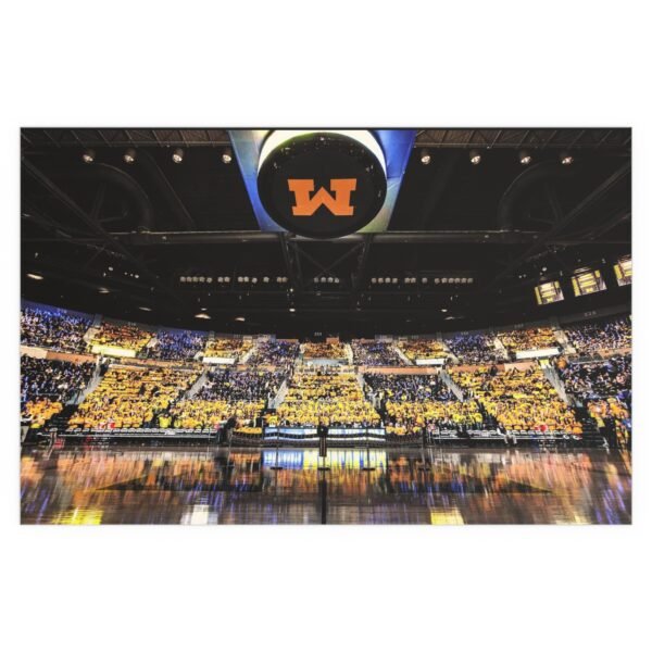Michigan Wolverines Crisler Center Indoor and Outdoor Silk Posters - Image 2