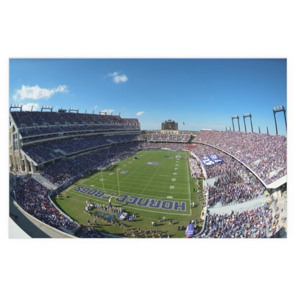 TCU Horned Frogs Amon G Carter Stadium Indoor and Outdoor Silk Posters - Image 2