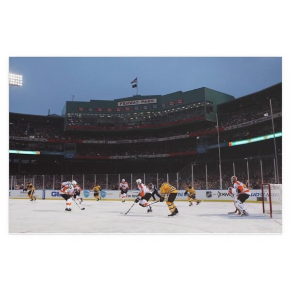 2010 Winter Classic Fenway Park - Philadelphia Flyers vs Boston Bruins Indoor and Outdoor Silk Posters - Image 2