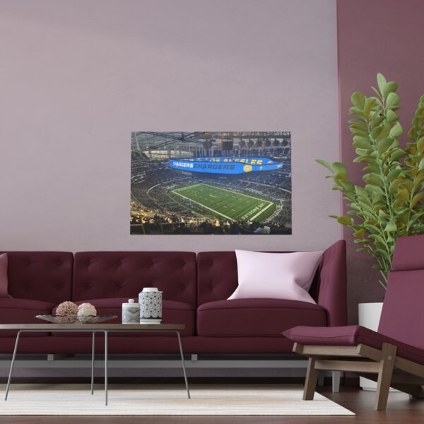 Los Angeles Chargers SoFi Stadium Indoor and Outdoor Silk Posters - Image 3